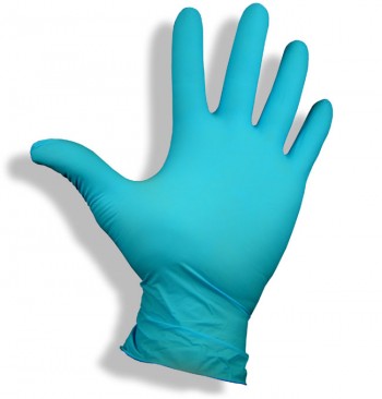 Rękawice mocne nitrylowe niebieskie 100szt rozmiar S