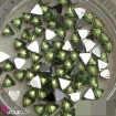Evershine cyrkonie trójkąty E2033-09 zielone