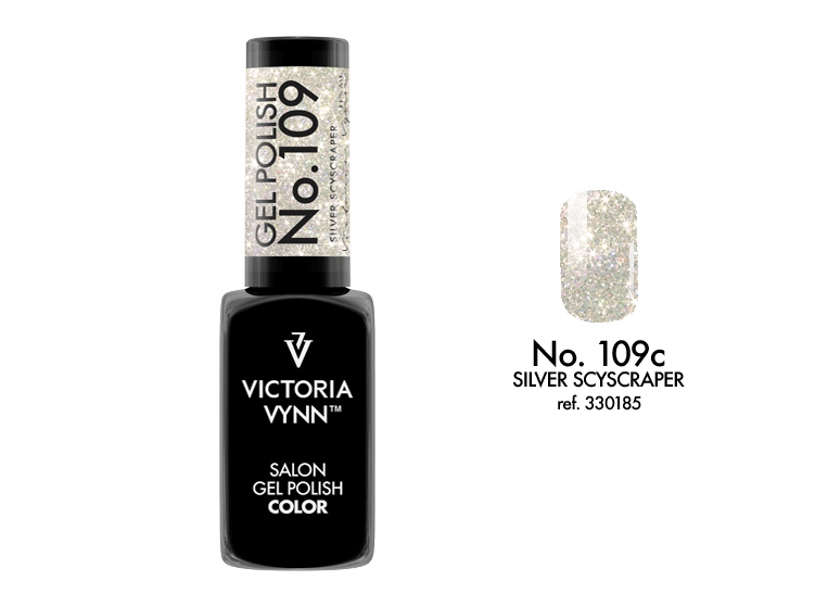 VICTORIA VYNN Gel Polish lakier hybrydowy 109 Silver Scyscraper 8ml