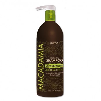 Kativa nawilżający szampon do włosów z olejkiem macadamia 1000ml