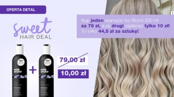 Zone Concept Milk Shake icy blond - sweet hair deal zestaw 2 szamponów