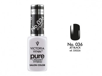 Victoria Vynn PURE CREAMY HYBRID lakier hybrydowy 036 Jet Black 8ml