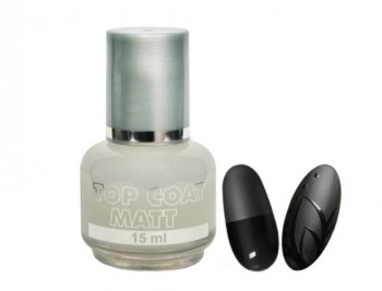 Silcare top coat matt 15ml lakier nawierzchniowy