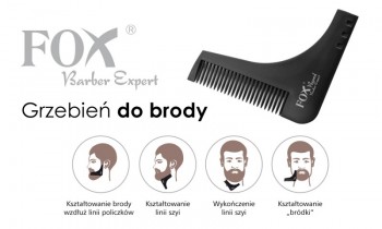 FOX Barber Expert Beard grzebień do brody