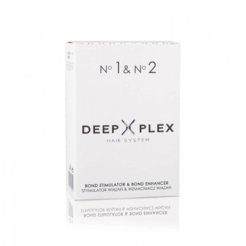 DEEP PLEX HAIR SYSTEM system dogłębnej ochrony i odbudowy włosów w trakcie i po zabiegach fryzjerskich 15 ml + 60