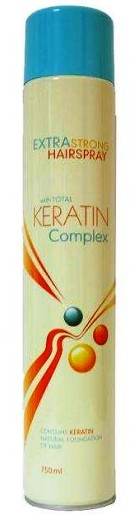 Ce-Ce mocny lakier do włosów total keratin complex 750ml