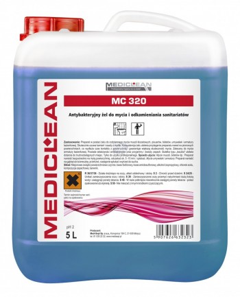 Mediclean MC330 żel do mycia i wybielania sanitariatów 5000ml