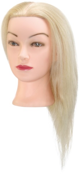 Główka fryzjerska treningowa blond 40cm nr 0590023