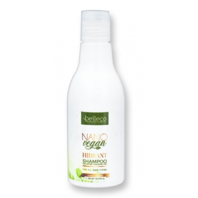 Belleco Nano vegan Hidrant shampoo szampon 300ml