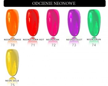 Lakier Hybrydowy Lalill 6ml KOLOR 72 NEON RÓŻOWY