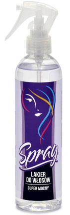 Lakier do włosów spray super mocny 300ml