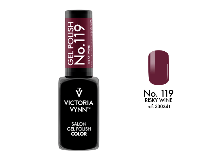 VICTORIA VYNN Gel Polish lakier hybrydowy 119 Risky Wine 8ml