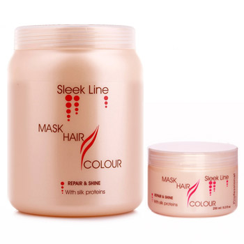 Stapiz sleek line maska z jedwabiem Color 250ml