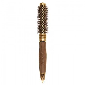 Olivia Garden szczotka do modelowania expert blowout shine wavy bristles gold&brown 25mm