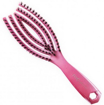 Fox szczotka do włosów flex brush nylon & boar rose violet