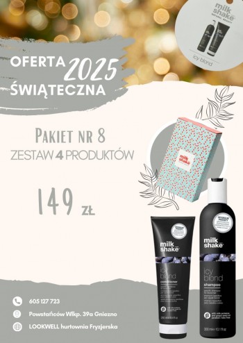 Milk Shake Pakiet nr 8 zestaw 4 produktów do pielęgnacji włosów