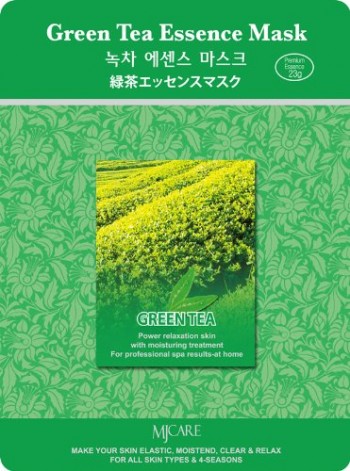 MJCare maseczka do twarzy zielona herbata