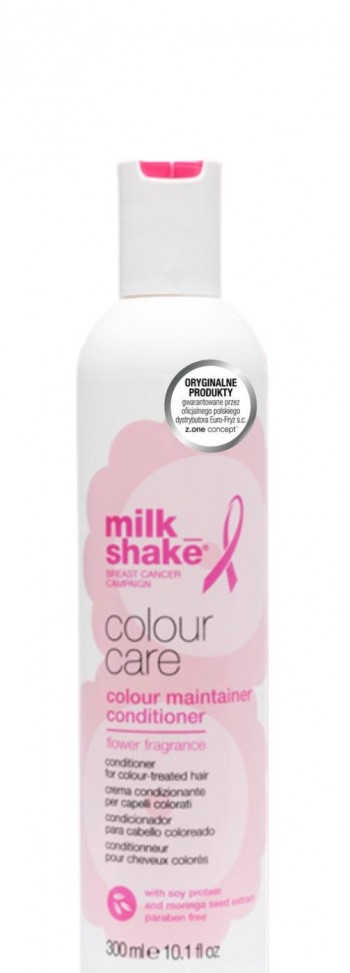 Zone Milk Shake Color care maintainer Go Pink FLOWER Power VEGE odżywka do&nbsp;włosów farbowanych 300ml