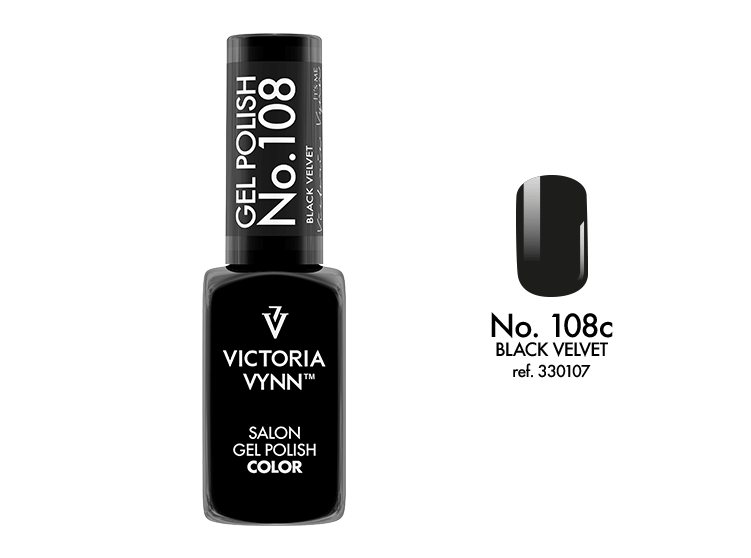 VICTORIA VYNN Gel Polish lakier hybrydowy 108 Black Velvet 8ml