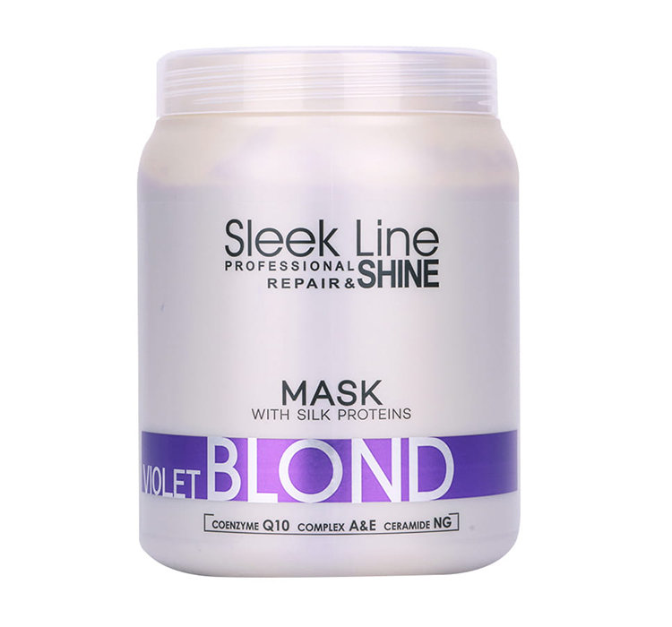 Stapiz Sleek Line Violet maska do włosów z pigmentem fioletowym 1000 ml
