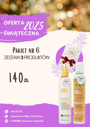 Milk Shake Pakiet nr 6 zestaw 3 produktów do pielęgnacji włosów