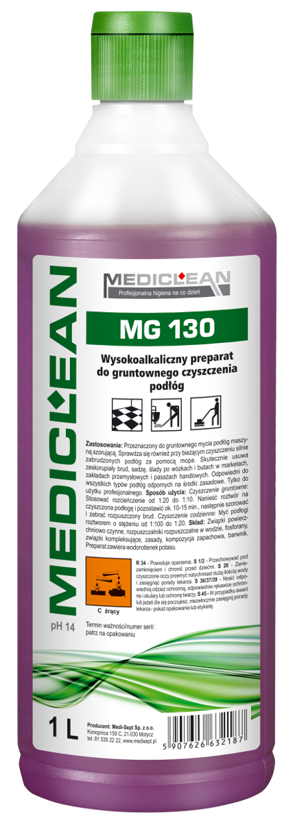 Mediclean MG130 preparat do gruntownego czyszcenia podłóg 1000ml