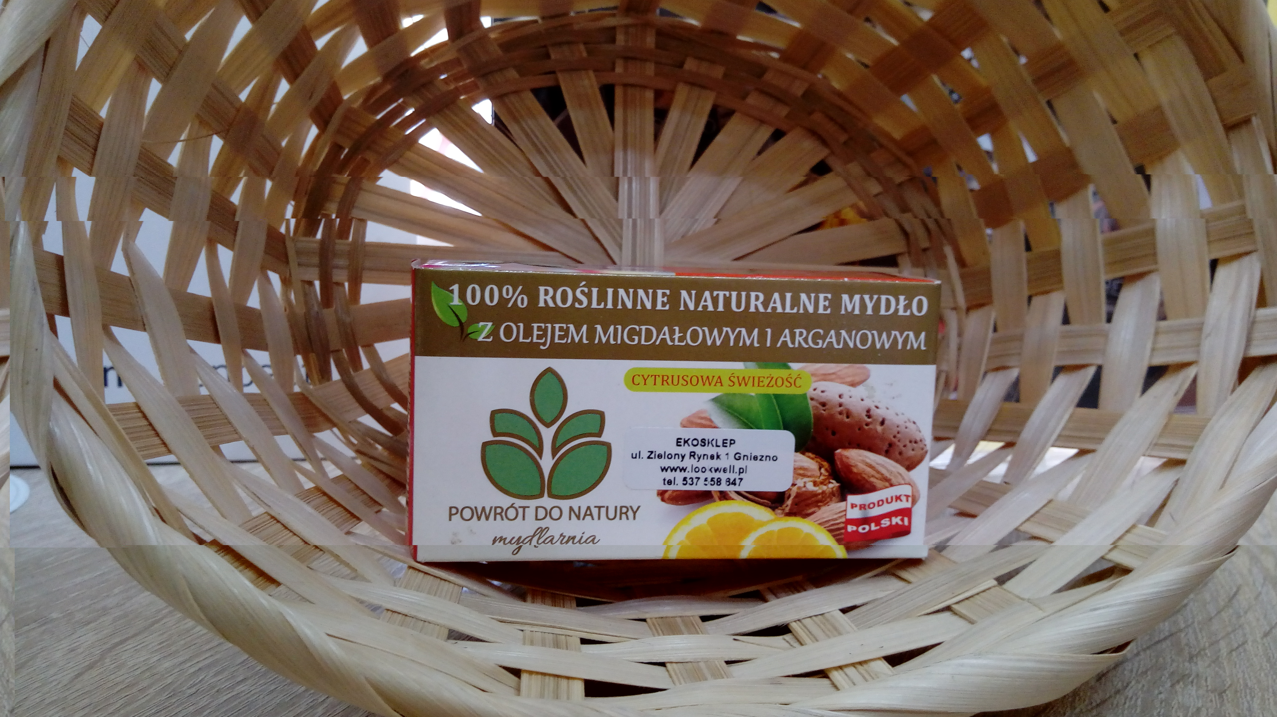 Mydło Naturalne z Olejem Arganowym i Migdałowym 100g