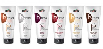 Itely balsam regenerujacy i odżywczy koloryzujący CIEMNY BRĄZ riflessi 200ml