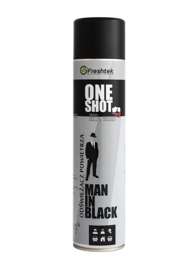 Freshtek Odświeżacz powietrza ONE SHOT Man In Black 600ml