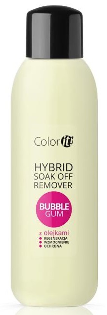 Silcare Soak Off Remover z olejkami Bubble Gum do usuwania hybryd 150ml