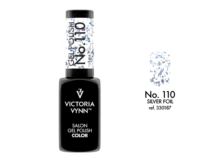 VICTORIA VYNN Gel Polish lakier hybrydowy 110 Silver Foil 8ml