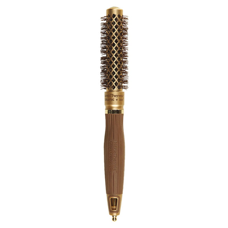 Olivia Garden szczotka do modelowania expert blowout shine wavy bristles gold&brown 20mm