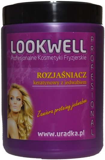 LOOKWELL rozjaśniacz do włosów keratynowy z jedwabiem + keratyna 500g