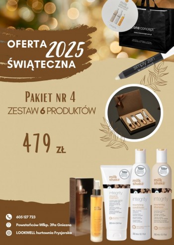 Milk Shake Pakiet nr 4 zestaw 6 produktów do pielęgnacji włosów