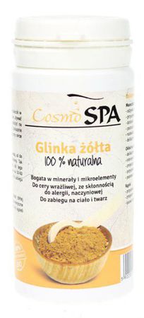 Glinka żółta 100% naturalna 100g