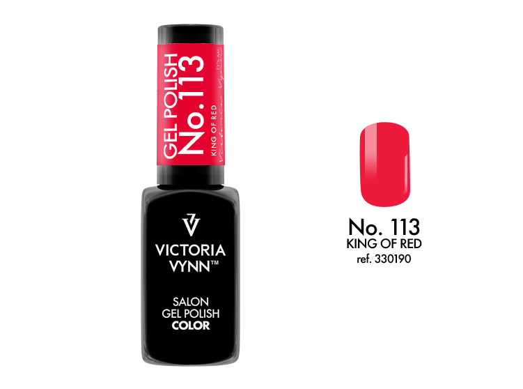 VICTORIA VYNN Gel Polish lakier hybrydowy 113 King Of Red 8ml