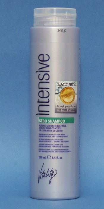 Vitalitys Intensive Sebo szampon do włosów przetłuszczających się 250ml