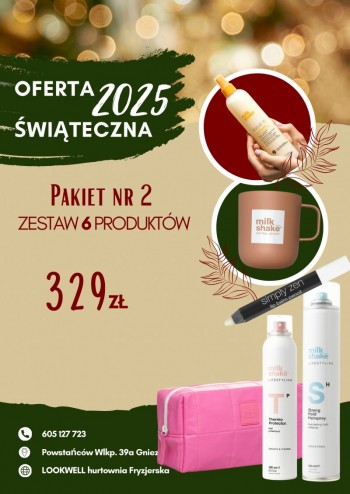 Milk Shake Pakiet nr 2 zestaw 6 produktów do stylizacji włosów