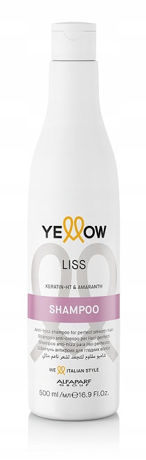 Yellow Liss Therapy szampon z keratyną do włosów prostowanych 500ml