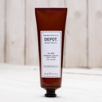 DEPOT NO.404 SOOTHING SHAVING SOAP CREAM FOR BRUSH kojące mydło w kremie do golenia, do nakładania pędzelkiem 125