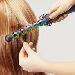 Gamma Piu Iron Rainbow Antystatyczna Lokówka Bąbelkowa