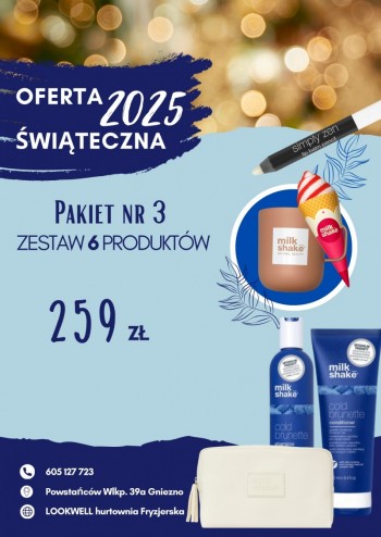 Milk Shake pakiet nr 3 zestaw 6 produktów do stylizacji włosów