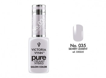 Victoria Vynn PURE CREAMY HYBRID lakier hybrydowy 035 Silvery Cement 8ml