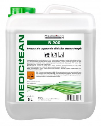 Mediclean N200 preparat do czyszczenia podłóg przemysłowych 5000ml