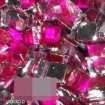Evershine cyrkonie kwadraty E2026-08 różowe.